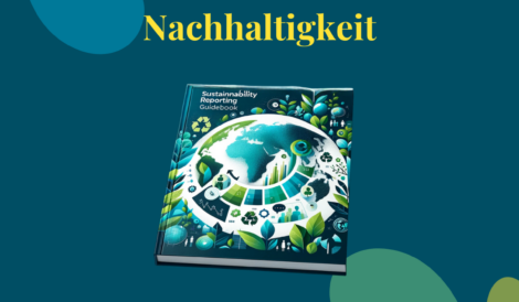 Das Bild für den Umschlag des Leitfadens zur Nachhaltigkeitsberichterstattung ohne Titel ist nun erstellt. Es zeigt ein modernes und professionelles Design, das typische Elemente der Nachhaltigkeit wie grüne Blätter, einen Globus und Recycling-Symbole aufgreift. Zusätzlich sind Darstellungen zu sozialer, ökonomischer und umweltbezogener Verantwortung enthalten, wie Menschen, Finanzgrafiken und natürliche Landschaften. Die Farbgestaltung in verschiedenen Grüntönen und Blau unterstreicht die Themen Erde und Natur.